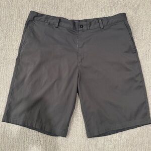 Nike Golf Gray Flat Front Modern Shorts